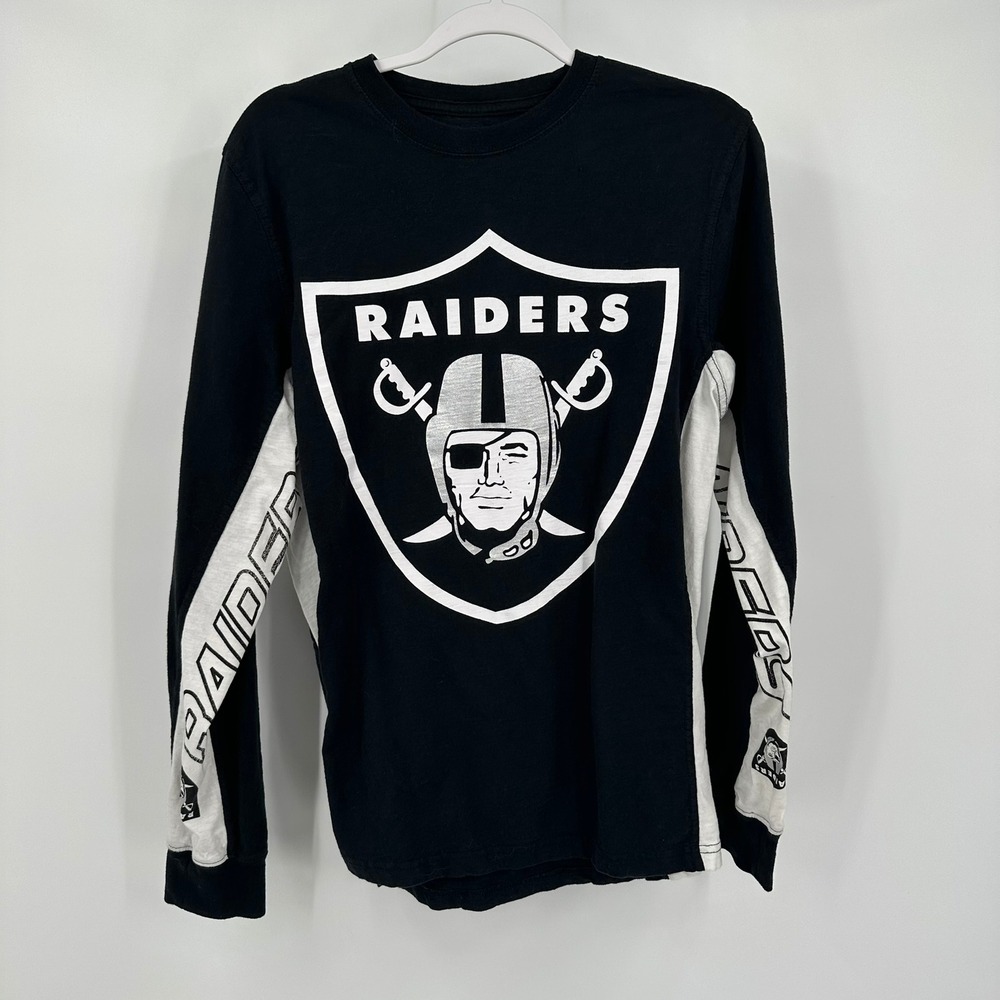 Hands High Mens Las Vegas Raiders Long Sleeve Graphic T-Shirt Size M NFL Gameday